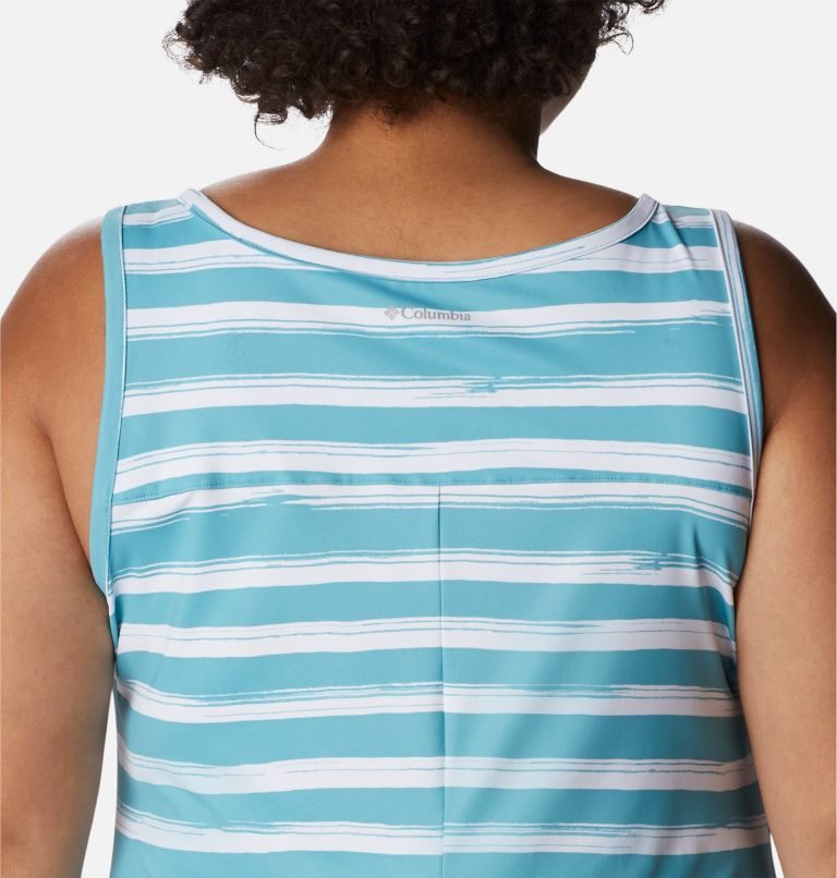 Women's Columbia Chill River Printed Dress Stripe | Plus Size CA-Z4150